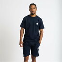 【送料無料】 マネー メンズ ポロシャツ トップス Lounger Elasticated Short Twin Set Navy