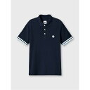 【送料無料】 プレティグリーン メンズ ポロシャツ トップス PG Cressa Tipped Pol Sn53 Navy