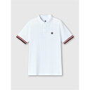 【送料無料】 プレティグリーン メンズ ポロシャツ トップス PG Cressa Tipped Pol Sn53 White