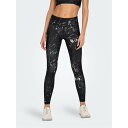 【送料無料】 オンリープレイ レディース ナイトウェア アンダーウェア Space HW Tights Ld00 Black/Pm Stone