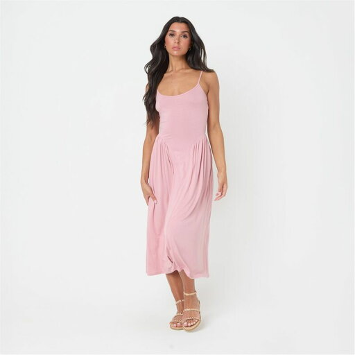 【送料無料】 アイソウイットファースト レディース ワンピース トップス Tie Back Midi Dress Pink 【送料無料】 アイソウイットファースト レディース ワンピース トップス Tie Back Midi Dress Pink