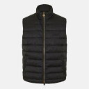 【送料無料】 ヴェルサーチ メンズ ベスト アウター Versace Down Gilet Sn54 Black