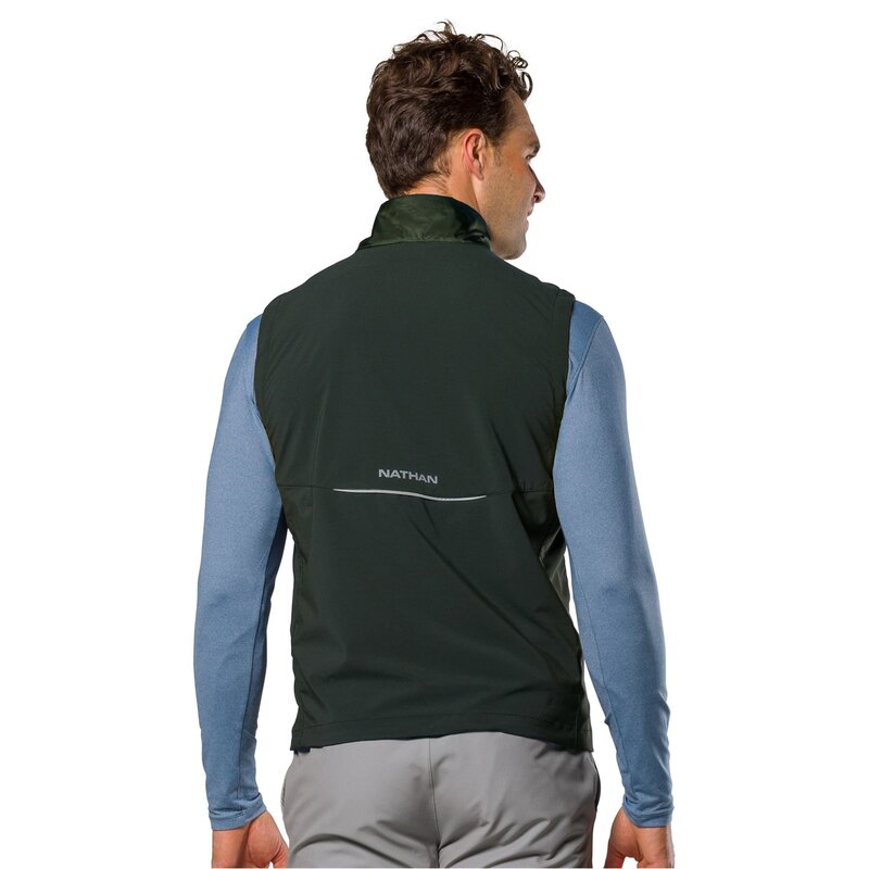 【送料無料】 ナーサン メンズ ジャケット・ブルゾン アウター Nav Hybrd Vst Sn99 Forest Green