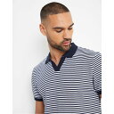 【送料無料】 スリードベア メンズ ポロシャツ トップス Polo Domino Sn99 Navy