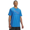 【送料無料】 アンダーアーマー メンズ Tシャツ トップス Foundation Short Sleeve Mens Blue Atlantis
