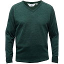 ダブルトゥー メンズ ニット・セーター アウター King Size V Neck Sweater Evergreen