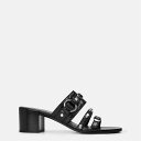 【送料無料】 バレンシアガ レディース サンダル シューズ Bal City Sandal Ld53 Black/Silver