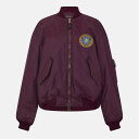 【送料無料】 バレンシアガ レディース ジャケット・ブルゾン アウター Bal Large Bomber Ld53 New Aubergine