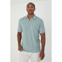 【送料無料】 ブレーブソウル メンズ ポロシャツ トップス Neck Polo Mint Green