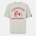 【送料無料】 アイスクリーム メンズ Tシャツ トップス IC Bulldog T Sn53 Heather Grey