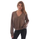 【送料無料】 ボス レディース パーカー・スウェット アウター Flemire V-Neck Sweater Beige