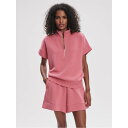 【送料無料】 バーレイ レディース パーカー・スウェット アウター Ritchie Short Sleeve Sweat rapture rose