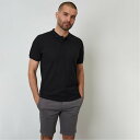 【送料無料】 スリードベア メンズ ポロシャツ トップス Cotton Pique Short Sleeve Polo Shirt Black