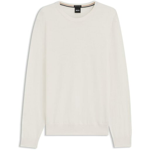 【送料無料】 ボス メンズ ニット・セーター アウター Botto-L 10243935 01 Open White 131 【送料無料】 ボス メンズ ニット・セーター アウター Botto-L 10243935 01 Open White 131