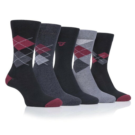 【送料無料】 ファーラー メンズ 靴下 アンダーウェア 5Pk Argyl Sock Sn00 Black/Berry 【送料無料】 ファーラー メンズ 靴下 アンダーウェア 5Pk Argyl Sock Sn00 Black/Berry
