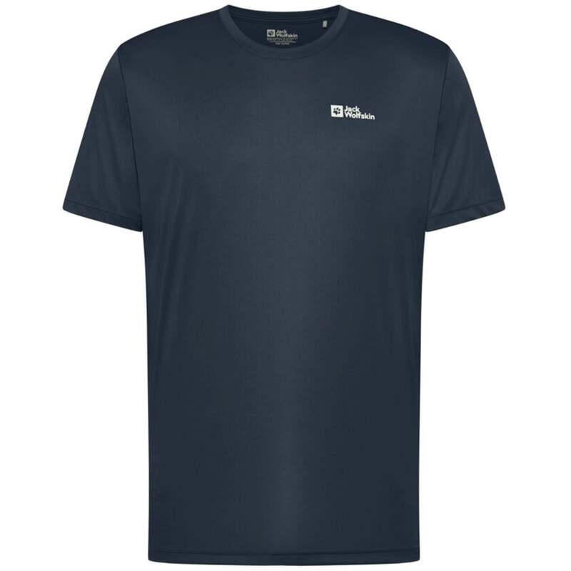 ジャックウルフスキン メンズ トップス Tシャツ Jack Wolfskin Tech Tee Sn43 Midnight Sky