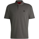 【送料無料】 フューゴ メンズ ポロシャツ トップス Branded Tape Polo Top Grey 069