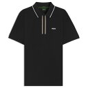 【送料無料】 ボス メンズ ポロシャツ トップス Philix Polo Shirt Black