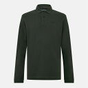 【送料無料】 バブアー メンズ ポロシャツ トップス Long-Sleeved Tartan Pique Polo Shirt Forest