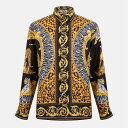 【送料無料】 ヴェルサーチ メンズ シャツ トップス Versace Wild Cat LS Sn54 Multi