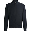 【送料無料】 ボス メンズ パーカー・スウェット アウター Skiles Zip-Up Sweatshirt Dark Blue 404(4)