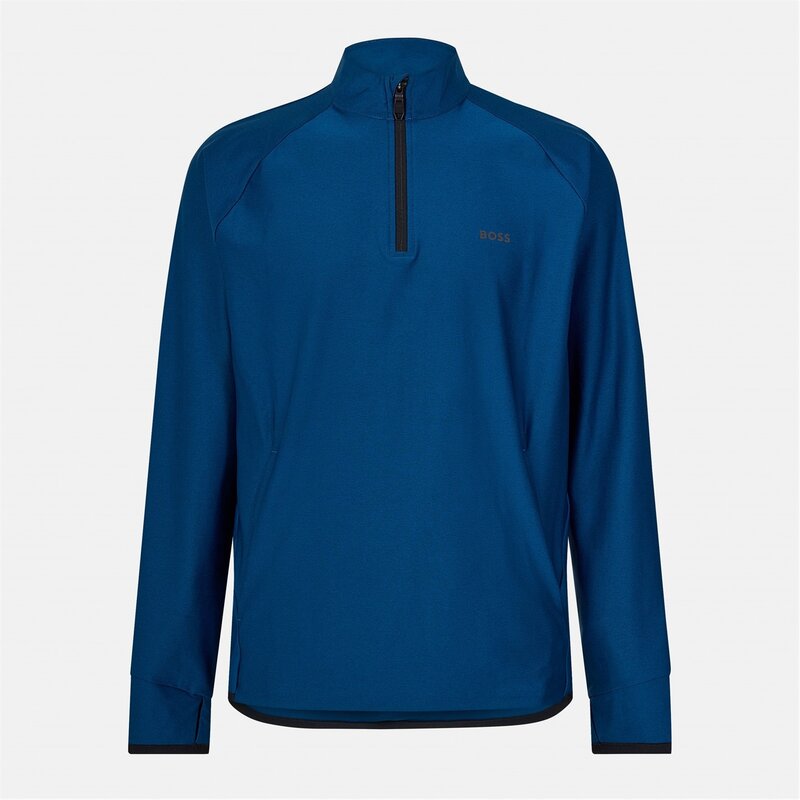 ボス メンズ アウター パーカー・スウェット Boss Sweat Active 10266288 01 Open Blue ブルー