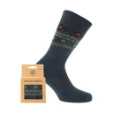 【送料無料】 デアツービー メンズ 靴下 アンダーウェア Festivity Fluffy Winter Socks Navy