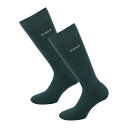【送料無料】 ボス メンズ 靴下 アンダーウェア 2 Pack of Regular-Length Socks Green