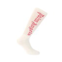 【送料無料】 パーム・エンジェルス メンズ 靴下 アンダーウェア Classic Logo Socks White pink