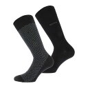 【送料無料】 ボス メンズ 靴下 アンダーウェア 2 Pack of Mini Cube Socks Black