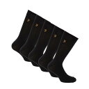 【送料無料】 ファーラー メンズ 靴下 アンダーウェア Kinley 5 Pack Dres Socks Black