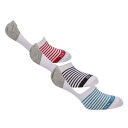 【送料無料】 ベンシャーマン メンズ 靴下 アンダーウェア 3 Pack of Shoe Liner Socks White