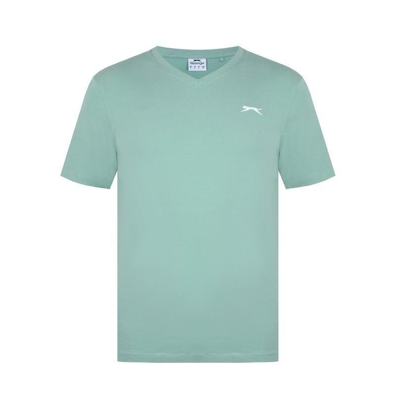スラセンジャー メンズ トップス Tシャツ Vネック シャツ Slazenger V Neck T Shirt Mens Pistachio(4)
