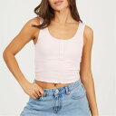 【送料無料】 ブレーブソウル レディース シャツ トップス Vest with Poppers Ballerina Pink