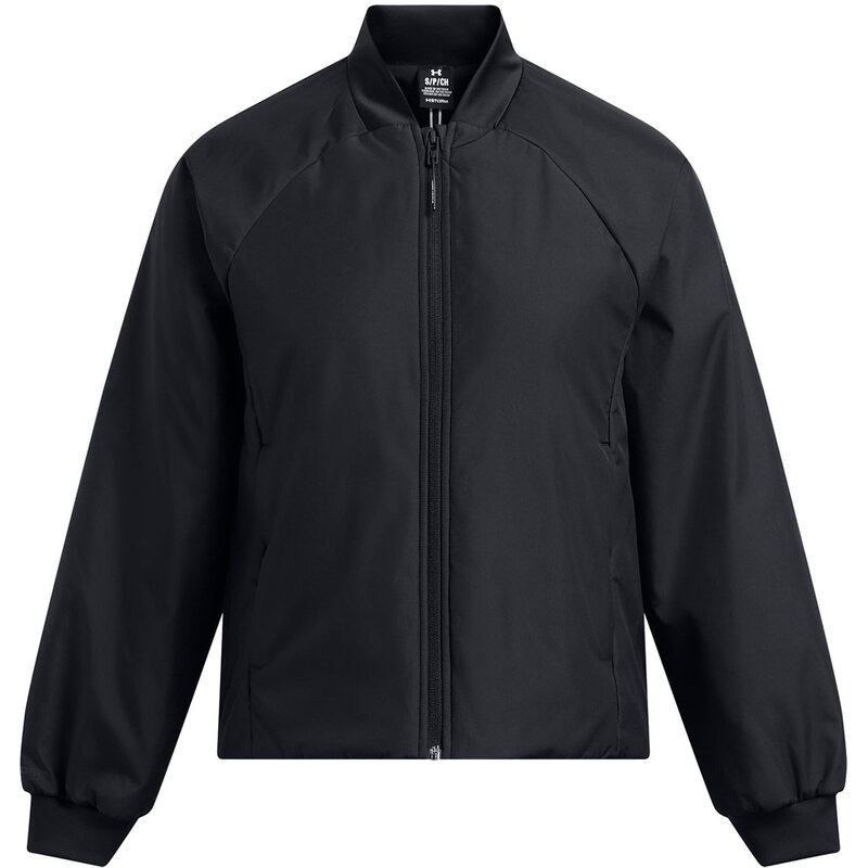 【送料無料】 アンダーアーマー レディース ジャケット・ブルゾン アウター Armour Unstoppable Insulated Bomber Jacket Womens Black