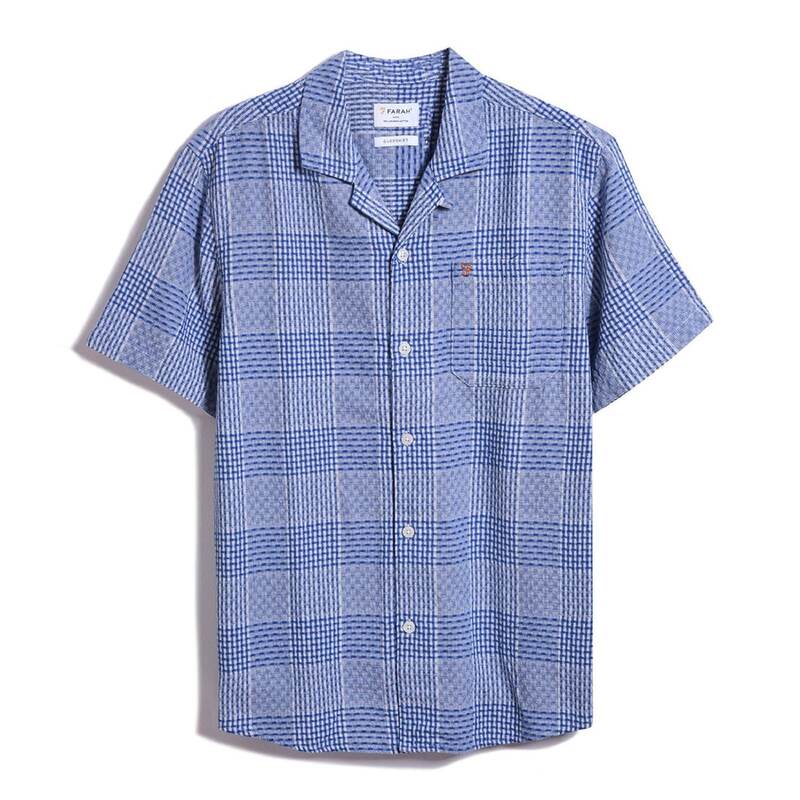 ファーラー メンズ トップス シャツ Farah Exodus Shirt Blue ブルー