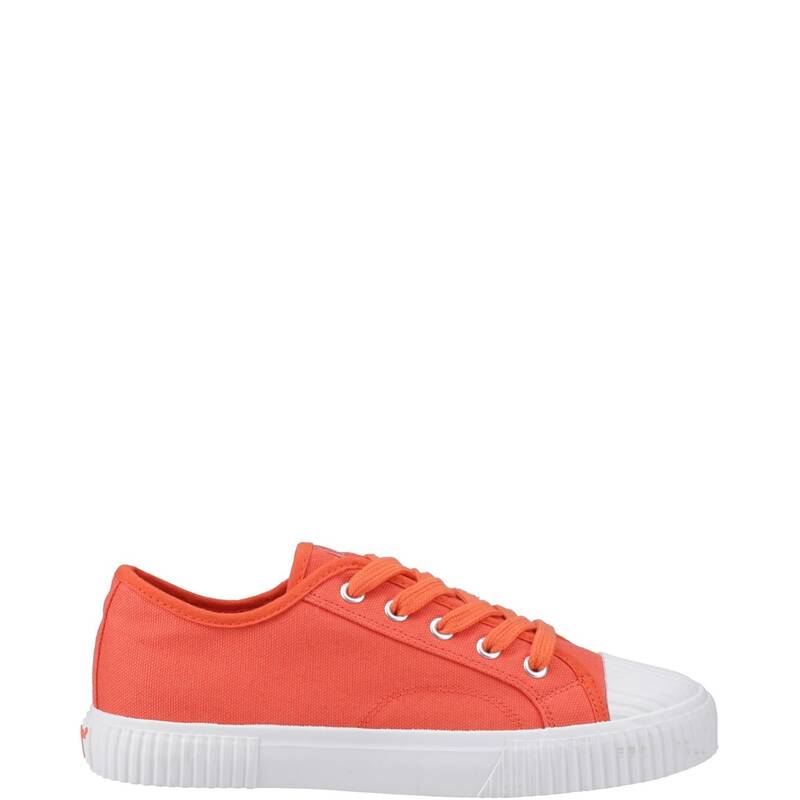 ハッシュパピー レディース シューズ スニーカー Hush Puppies Freya Canvas Trainer Orange オレンジ