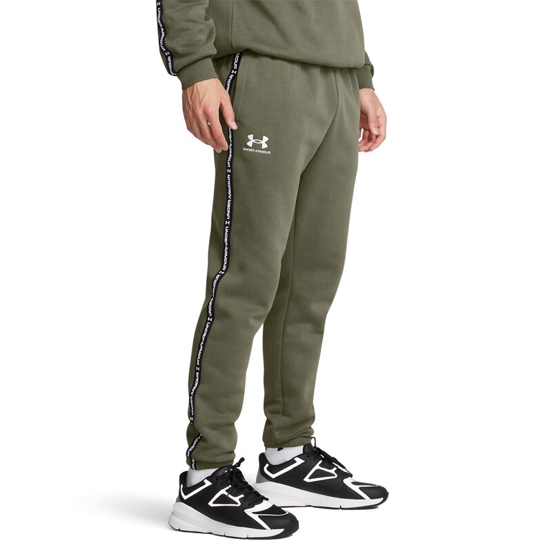 アンダーアーマー メンズ ボトムス カジュアルパンツ ジョガーパンツ フリース Under Armour Armour Ua Icon Fleece Jgr Taping Joggers Mens Marine OD Green グリーン