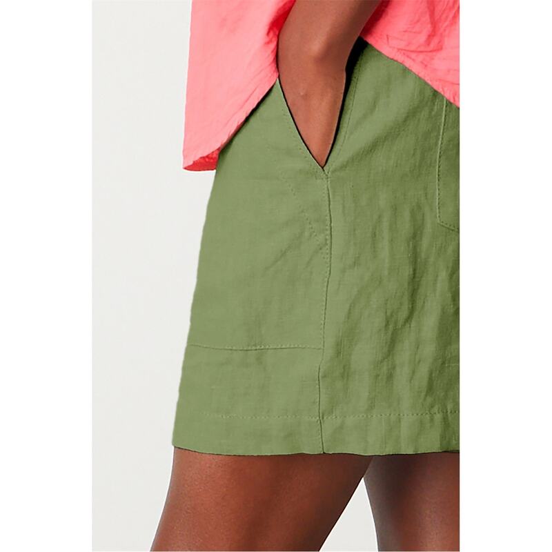 ヴェルヴェットバイグラハムスペンサー レディース ボトムス ハーフパンツ・ショーツ リネン Velvet by..