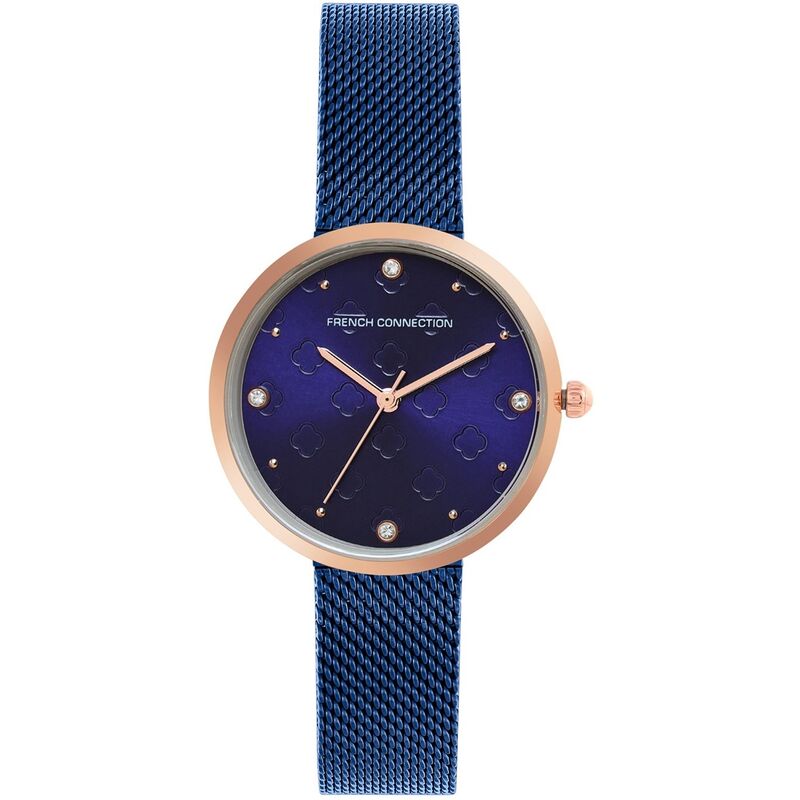 フレンチコネクション レディース アクセサリー 腕時計 French Connection Connection Womens Analog Watch Blue Strap Blue ブルー
