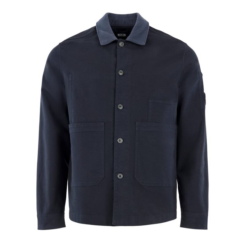 �����ԡ�����ѥˡ� ��� �ȥåץ� ����� CP COMPANY Button Overshirt Ttl Eclipse 888