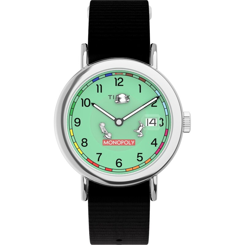 タイメックス メンズ アクセサリー 腕時計 Timex Monoply Sn62 Green/Silver グリーン