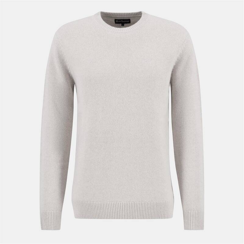 バブアー メンズ アウター ニット・セーター クルーネック BARBOUR Covent Crew Neck Jumper Mist Marl..