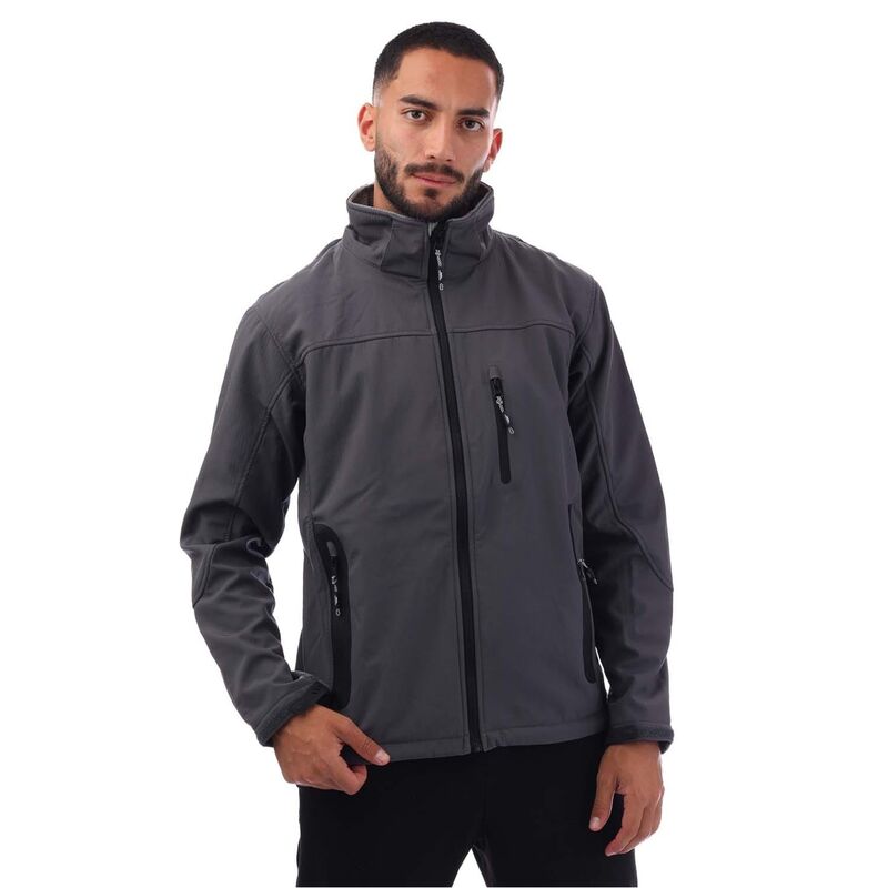 【送料無料】 トレスパス メンズ ジャケット・ブルゾン アウター Gear Softshell Jacket Grey