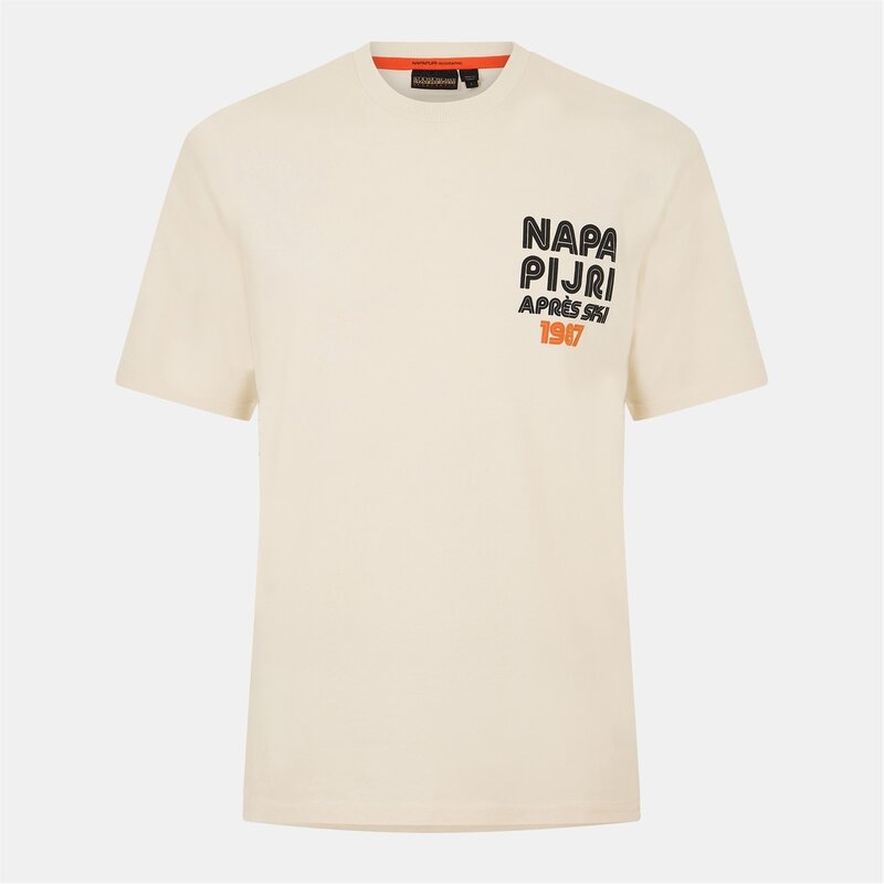 ナパピリ メンズ トップス Tシャツ NAPAPIJRI Napa S-Fiemme Tee Sn54 White ホワイト