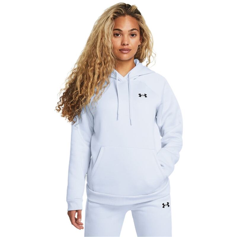 アンダーアーマー レディース アウター パーカー・スウェット フリース パーカー Under Armour Armour Fleece Hoodie Blue ブルー(4)