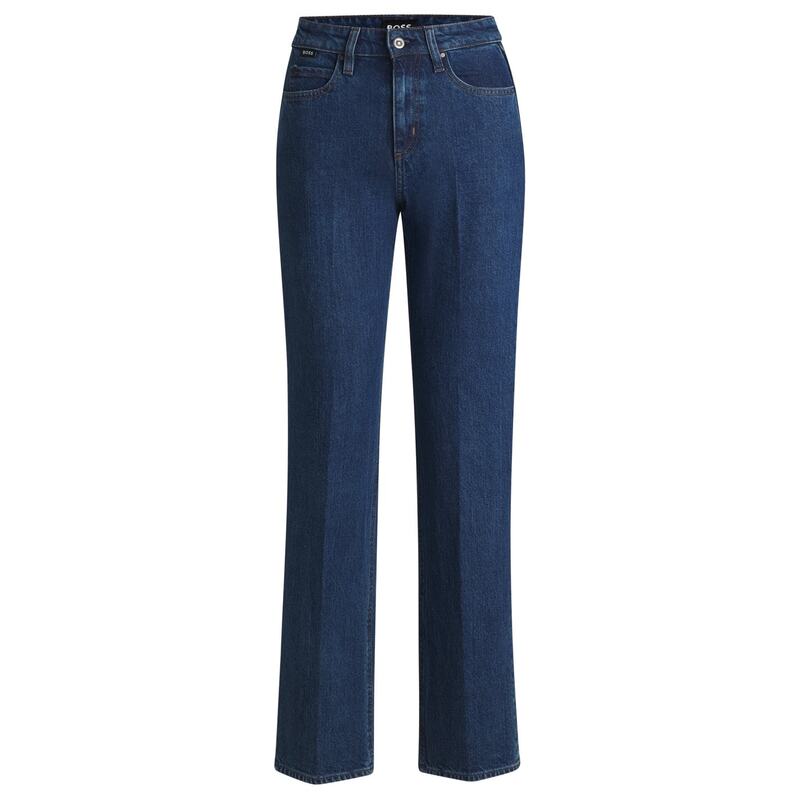 ボス レディース ボトムス デニムパンツ Boss Parkway - Straight 10263028 03 Open Blue ブルー