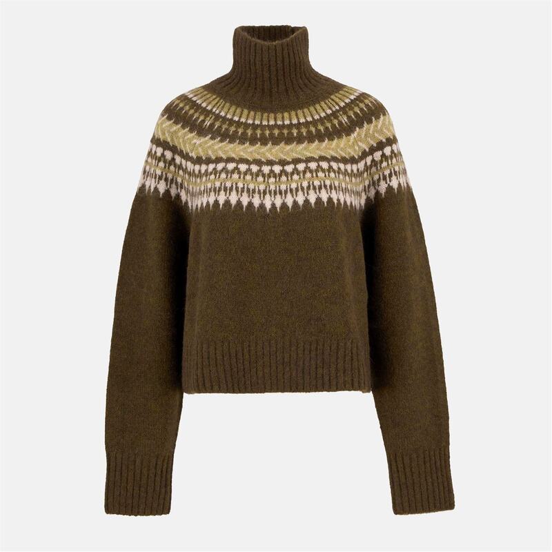 バブアー レディース アウター ニット・セーター Barbour Lorrie Fair Isle Roll-Neck Jumper Multi マ..