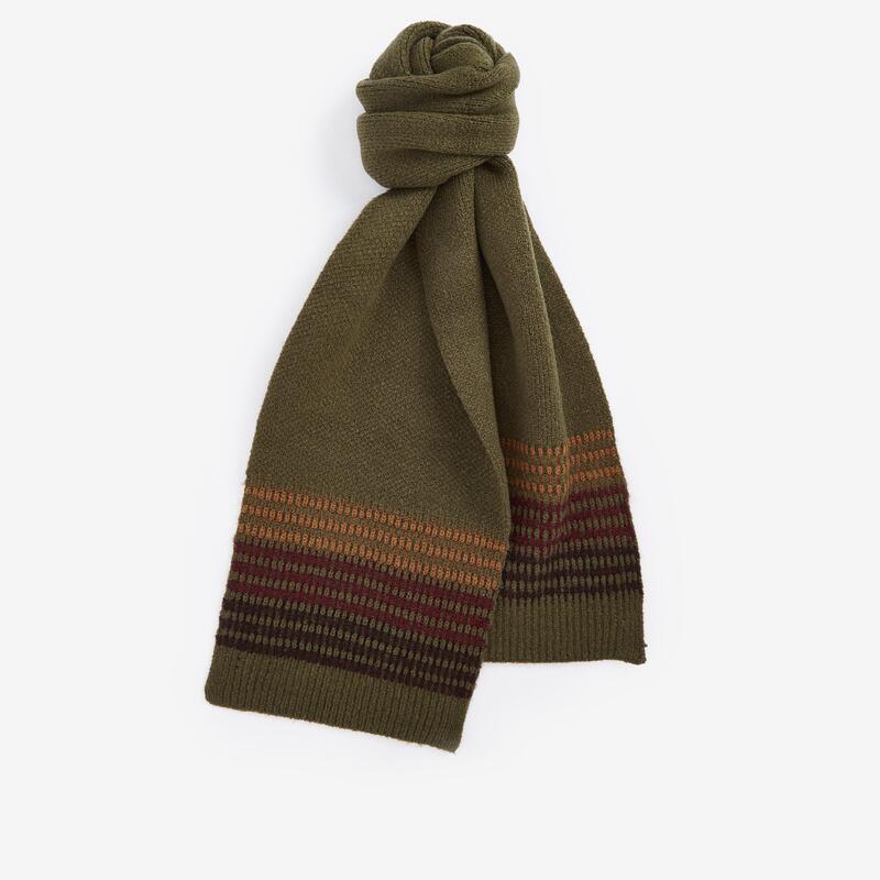 バブアー メンズ アクセサリー 帽子 Barbour Branton Beanie and Scarf Gift Set Army Green グリーン