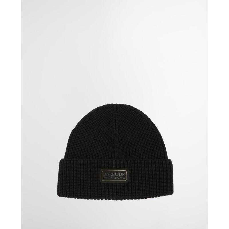 バブアー メンズ アクセサリー 帽子 Barbour International Sweeper Beanie and Scarf Gift Set Black ..